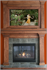 Hearth and Mantel Televisions