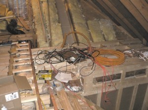 Dangerous Attic Wiring